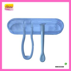 Pinza para el colocado de lentes de contacto.