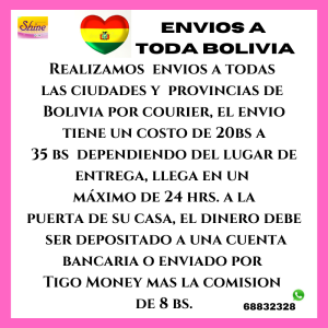 Envios seguros y puntuales a nivel nacional.-