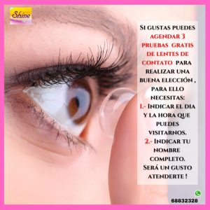 Pruebas de lentes de contacto gratis .-