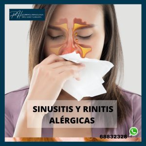 Sinusitis y rinitis alérgicas.