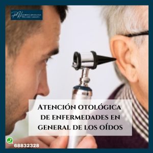 Enfermedades en general de los oídos.
