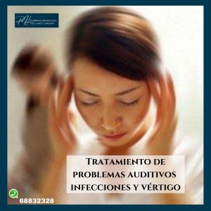 Tratamiento de problemas auditivos y vértigo.