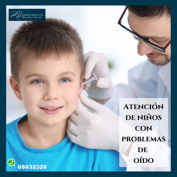 Atención de niños.